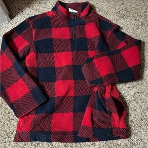 Crazy 8 Red and Black Plaid Kids Puffer Jacket